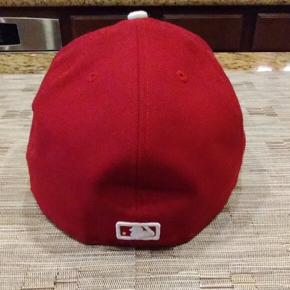 Philadelphia Phillies New Era Cooperstown Collection Fitted Hat Size 7 1/2 - Picture 5 of 11